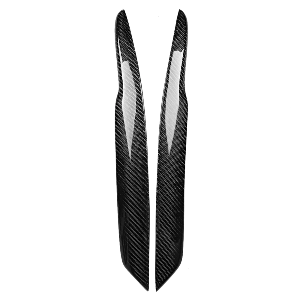 Car Decoration Accessory Headlight Eyebrow Carbon Fiber Trim Sticker Fits for B6 3C 2005-2010