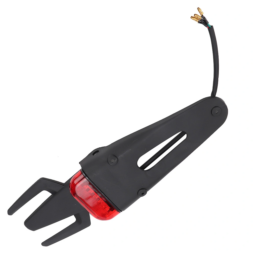 BuyWeek Mudguard Universal Motorcycle LED Tail Rear Brake License Plate Light(Red)