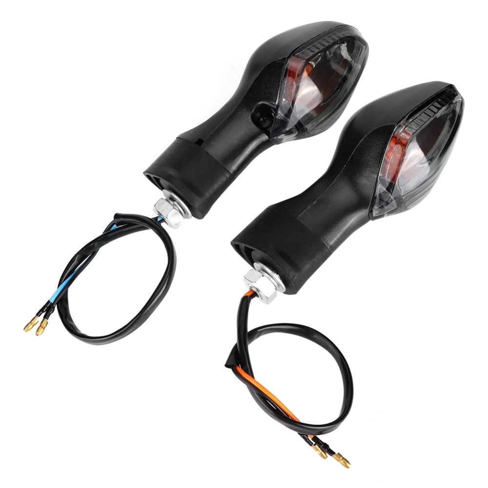 1 Pair Turn Signal Indicator Lamp Fit for Honda CRF250L Motorcycle Modified Black Smoky Gray