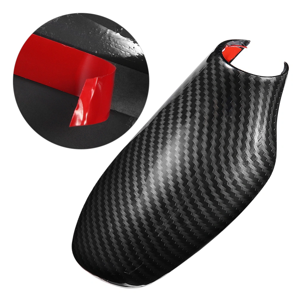 Carbon Fiber Pattern ABS Gear Shift Knob Cover Sticker Trim Decoration for 5 7 Series X3 X4