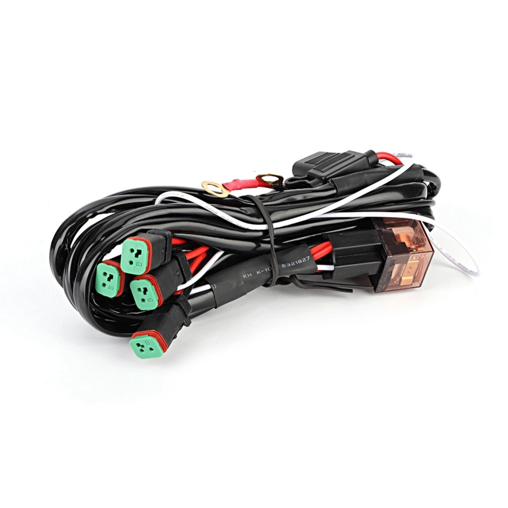 BuyWeek Waterproof Light Control Switch Wiring Harness Kit LED Light Spotlight Switch Line 1V4