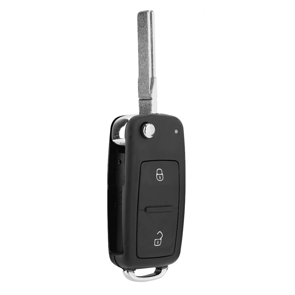 BuyWeek 2 Button Folding Flip Remote Key Replacement Case Shell Fit for VW GOLF IV POLO TRANSPORTER