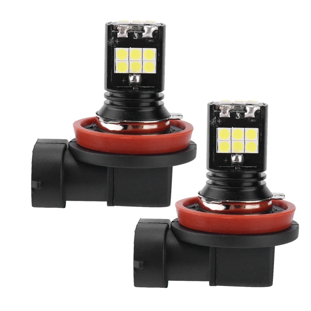 BuyWeek 2PCS Super Bright 15W Car LED Fog Light Lamp Daytime Running Light Bulbs for H8 H11