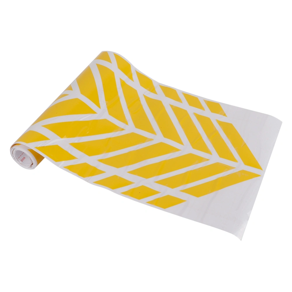 BuyWeek Self-adhesive Car Body Side Waistline Stripe Sticker Decal Tape Decoration(Yellow)