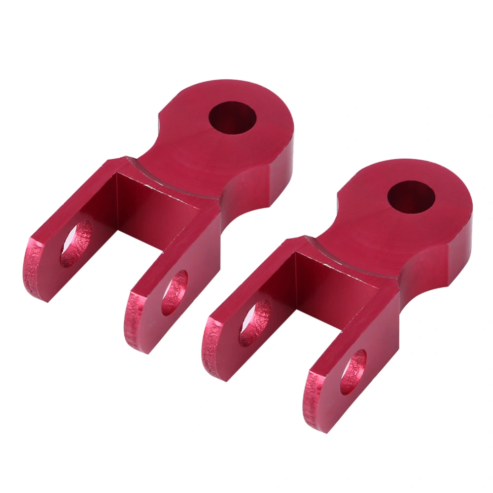 BuyWeek 2pcs Universal Motorcycle Damping Heighten Device Shock Absorbers 5cm Chassis Red (No Screw)