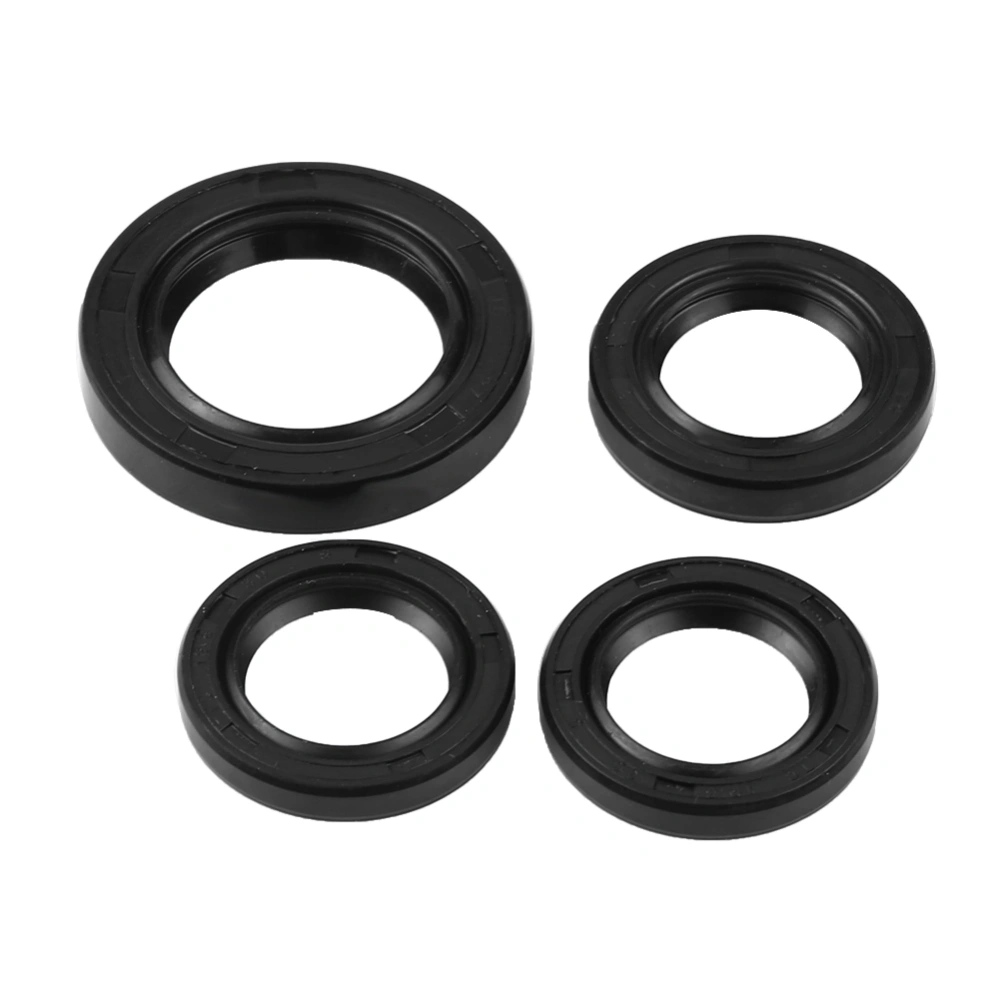 BuyWeek 4 Pcs Engine Crankshaft Gear Crank Case Oil Seal for most GY6 125cc 150cc 152 QMI 157QMJ