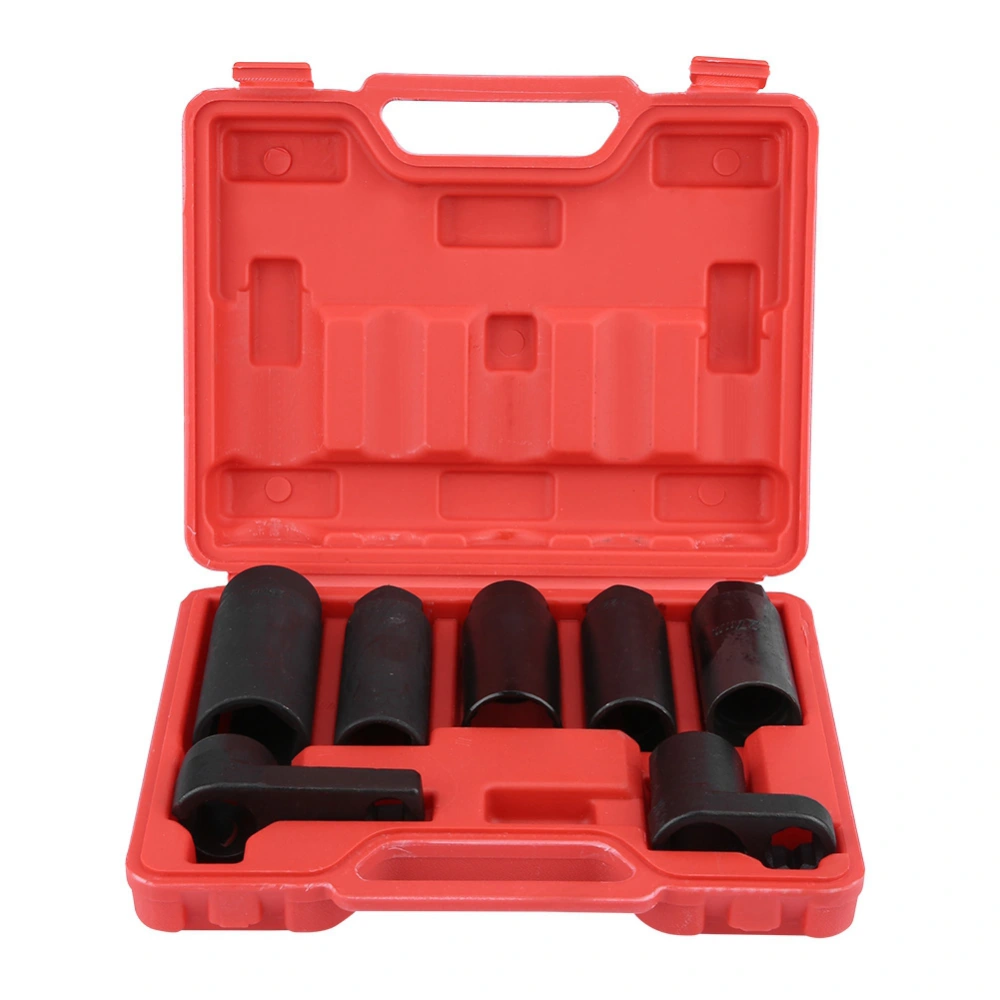 BuyWeek 7 Pcs Oxygen Sensor Wrench Socket Removal Set Tool Kit