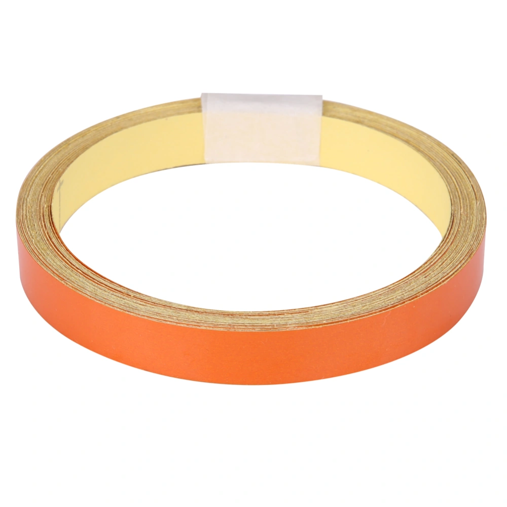 1cm * 5m Reflective Warning Tape Sticker Strip Decal for Car Motorcycle Vehicle Body(Orange)