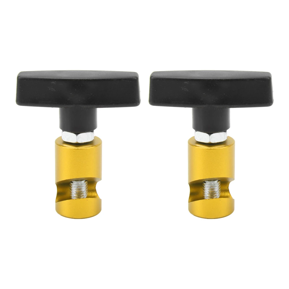 2pcs Hood Lift Support Clamp Car Tailgage Strut Holder Retainer Tool for Hatchbacks and Trunk Yellow