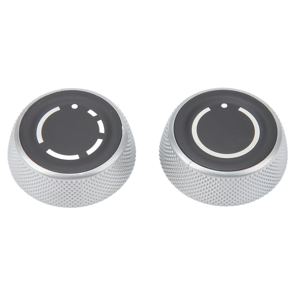 2Pcs Volume Control Knob Left and Right Rotation Button Rotatable Adjust Knob for Panamera Cayenne 911