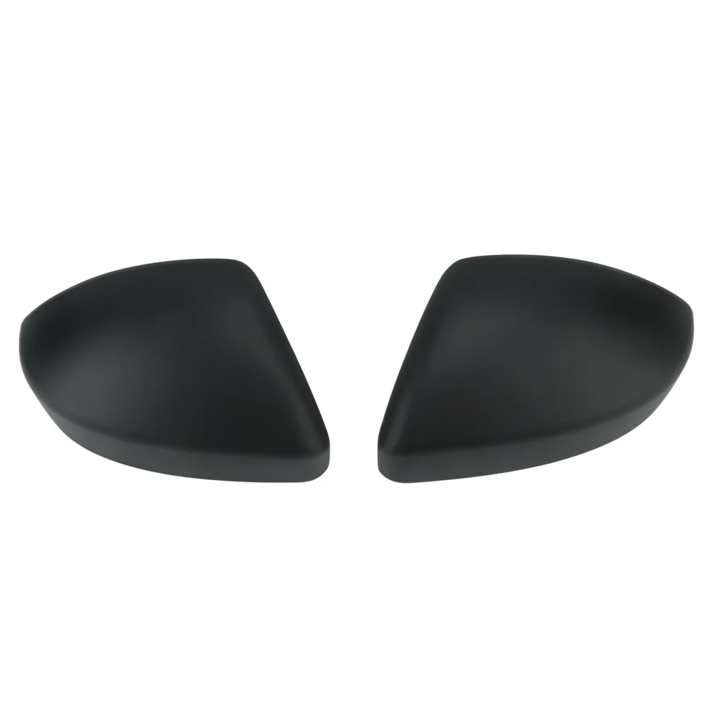 2pc Rearview Mirror Cover Cap Door Rearview Mirror Cover Caps Replacement for Range Rover Matte Black