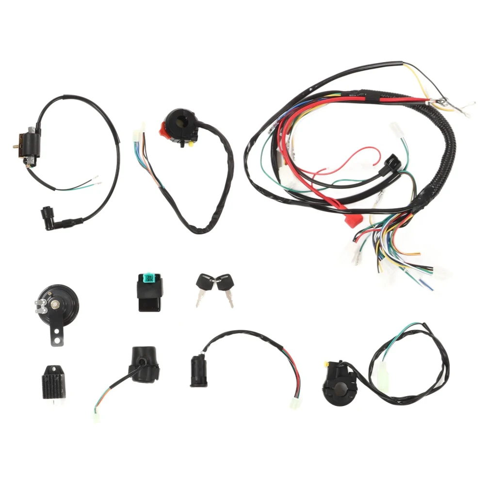 Electric Start Engine Wiring Harness High Performance Universal for 50 to 150cc PIT PRO TRAIL Dirt Bike