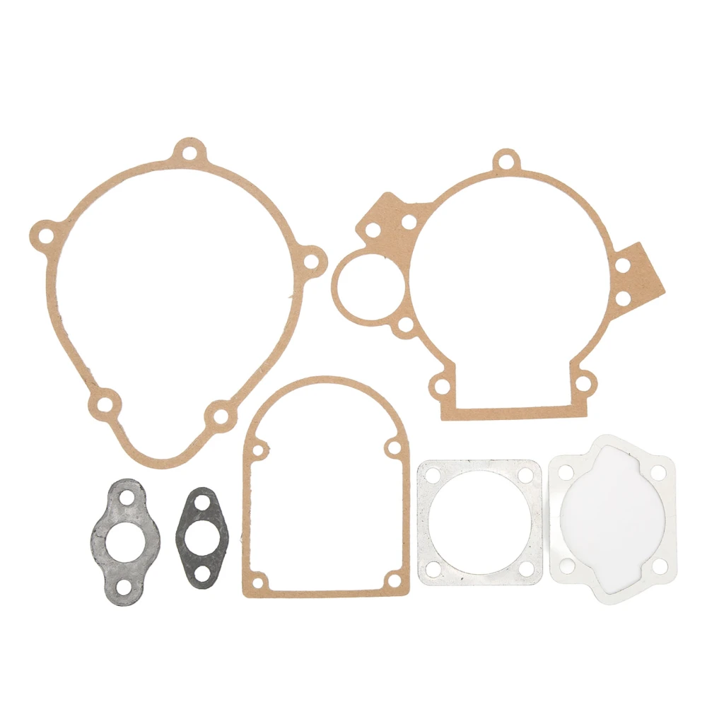 7PCS Gasket Kit Complete Aluminum Paper Plastic Fit For 60cc Motorized Bicycle Push Bike Motor Engine Part