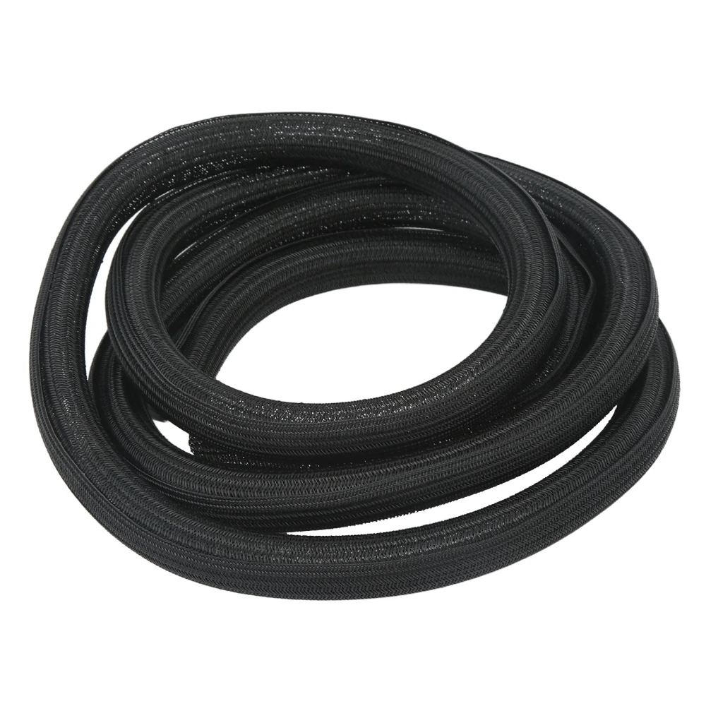 10FT Split Wire Loom Tubing Black 25MM Self Rolling High Temperature Resistance Sleeves For Automotive Wire