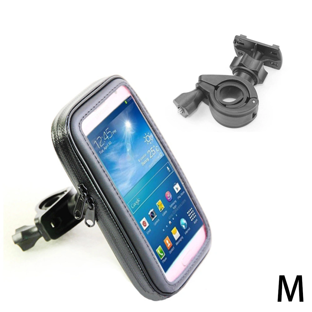 Riding Phone Waterproof Bag with Headphone Hole for Motorcycle Bike Handlebar