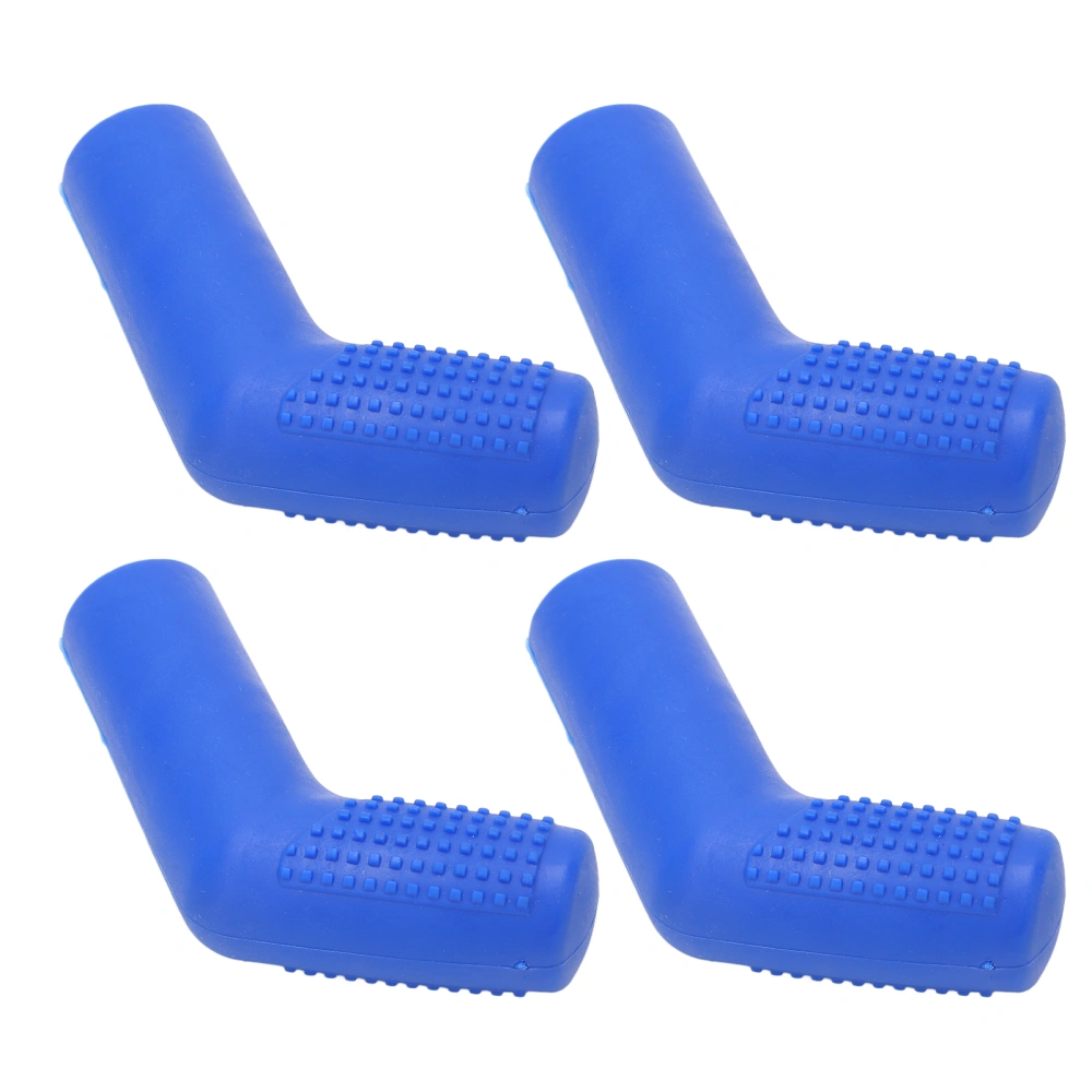 4PCS Motorcycle Gear Shift Lever Shoe Protector Rubber Anti Slip Universal for Street Dirt Bikes ATVs Blue