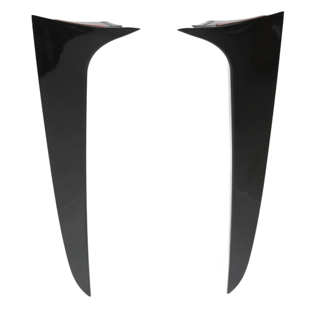 Pair Rear Window Side Spoiler Wing Left Right Glossy Black Replacement for X3 F25 2011‑2017