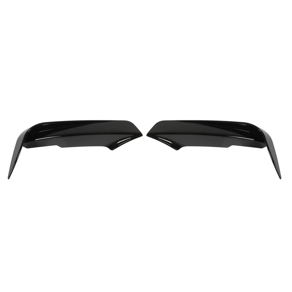 2pcs Front Bumper Vent Canard Splitter Left Right ABS Wind Knife Replacement for 3 Series F30 F31 F3 320i 328i M Sport Piano Black