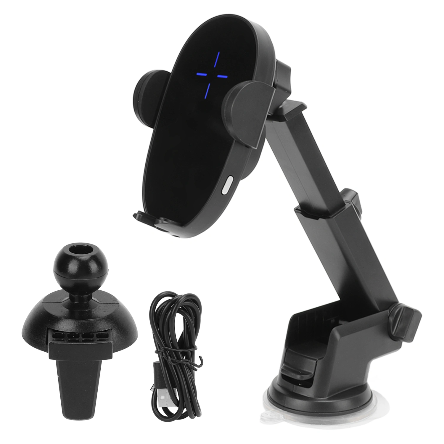 BuyWeek Wireless Car Charger Smart Sensing Hands Free Air Vent Dashboard Cell Phone Holder Mount with Suction Cup