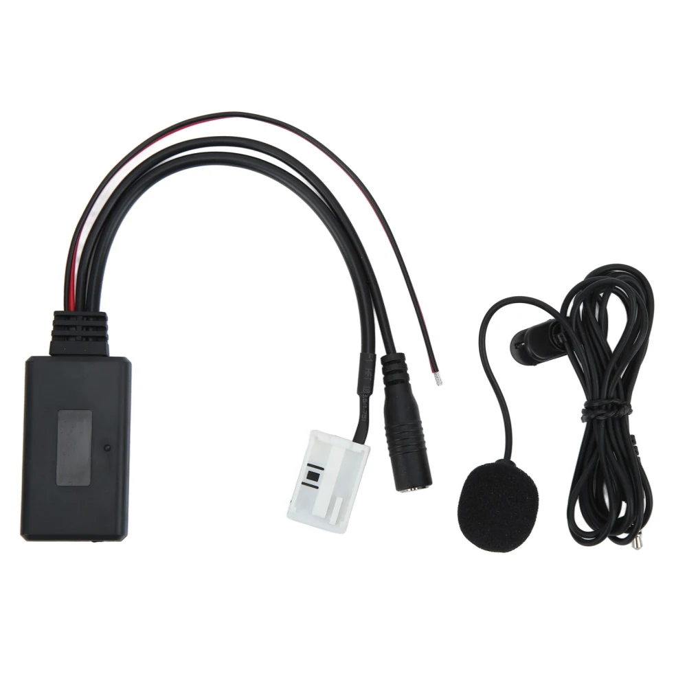 BuyWeek Car Radio Audio Input Cable Bluetooth 5.0 Media Aux Adapter With Microphone Replacement for A2 A3 A4 TT 2006