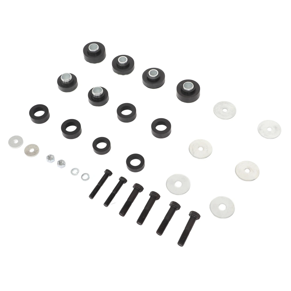 Subframe Body Mount Bushing Hardware Bolts Washers Kit Replacement for Pontiac Firebird 1967‑1972