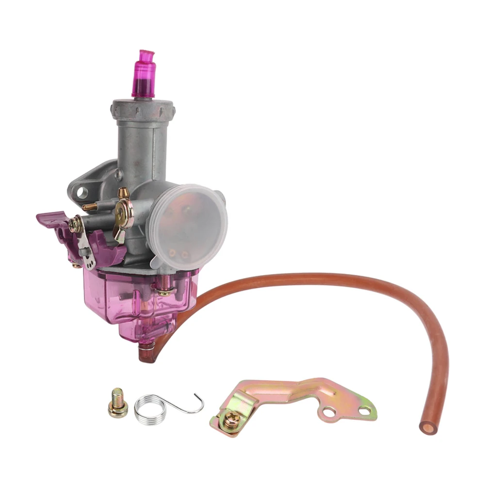 27mm Carburetor Metal Carb Assembly Replacement for WY125 CG150 125cc 150cc 175cc Dirt Bike Go Carts ATV Purple