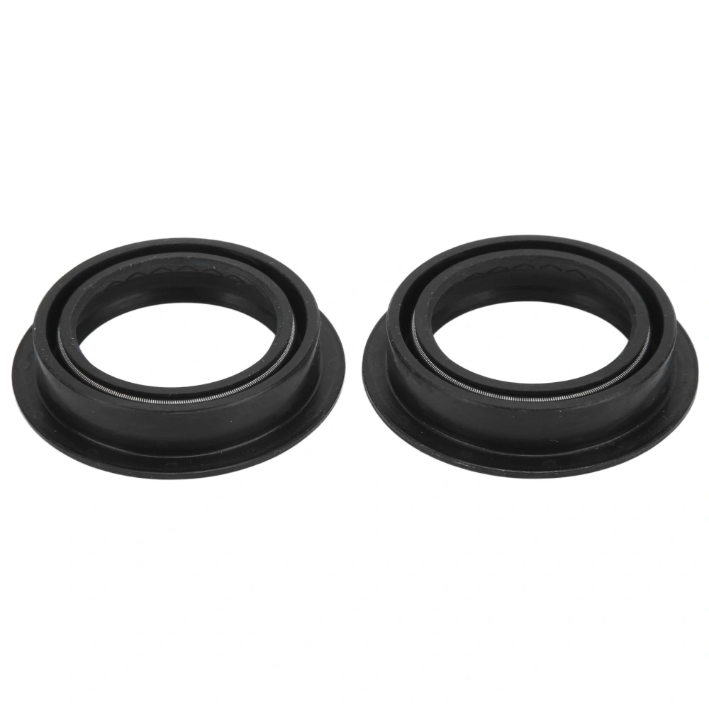 2pcs Front Inner Axle Seal 40533‑01J00 Rubber Black Replacement for Nissan Patrol Y60 Y61