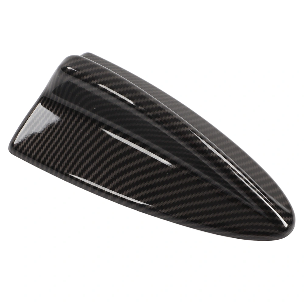 Carbon Fiber Style Car Shark Fin Antenna Cover Roof Aerial Base Replacement for 3 Series E90 2005‑2011