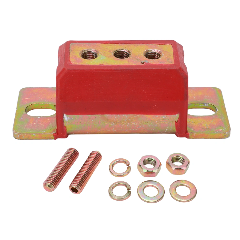 Transmission Mount Kit Red PU Metal High Hardness Replacement for JEEP Car 1958‑2001