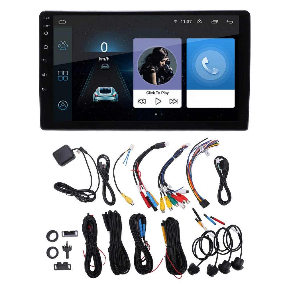 Car GPS Navigation with Panoramic Camera Universal Radio Stereo Bluetooth Multimedia Player Touch Screen for Android