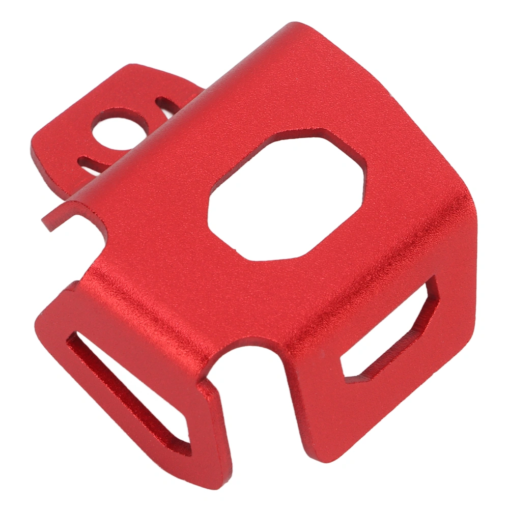 BuyWeek Motorcycle Rear Brake Fluid Reservoir Guard Aluminum Alloy Cover Replacement for NINJA 250 300 400 650Red