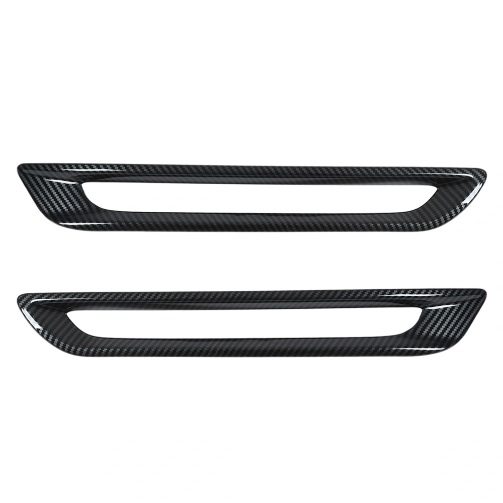 2pcs Rear Fog Light Lamp Frame Cover Trim Car Exterior Decoration Replacement for Civic 11th 2022 UP