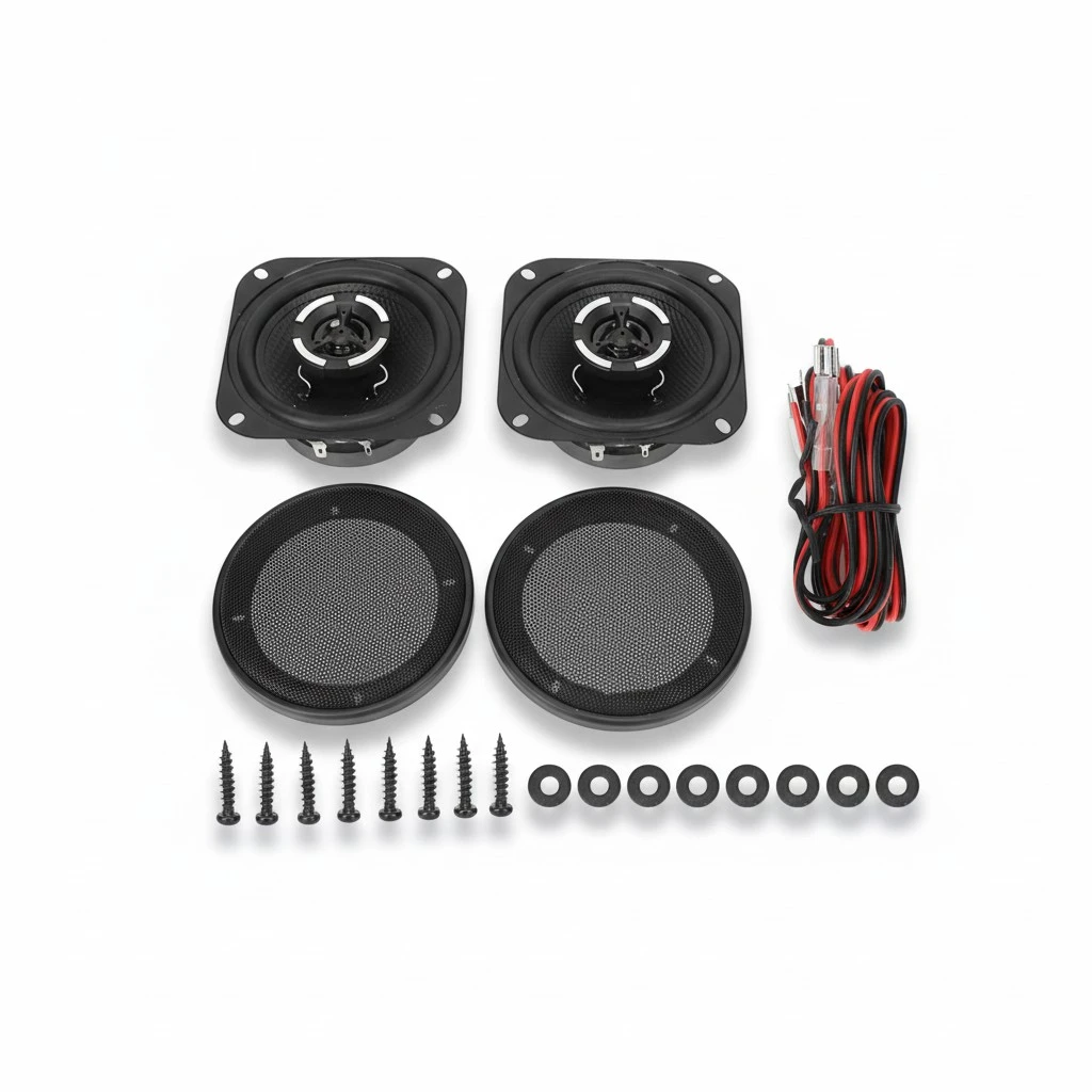 BuyWeek 1 Pair 4.2in Car Audio Speakers Dome Vehicle Tweeter 4Ω 12V Loudspeakers Universal for Automobile