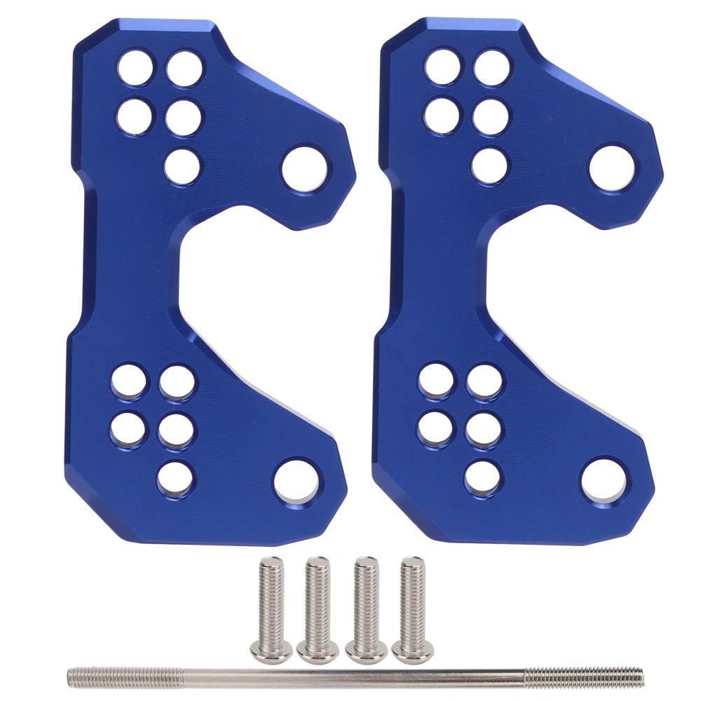 2pcs Passenger Footpad Back Shift Bracket CNC Aluminium Alloy Replacement for YZF R3 MT25 MT03Blue