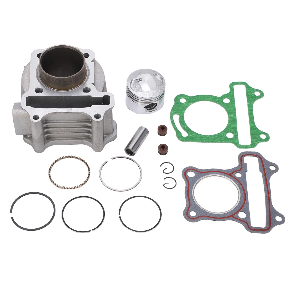 Motorcycle Cylinder Piston Ring Gasket Kit Replacement for GY6‑50/60CC Engine Go Karts Scooters ATV