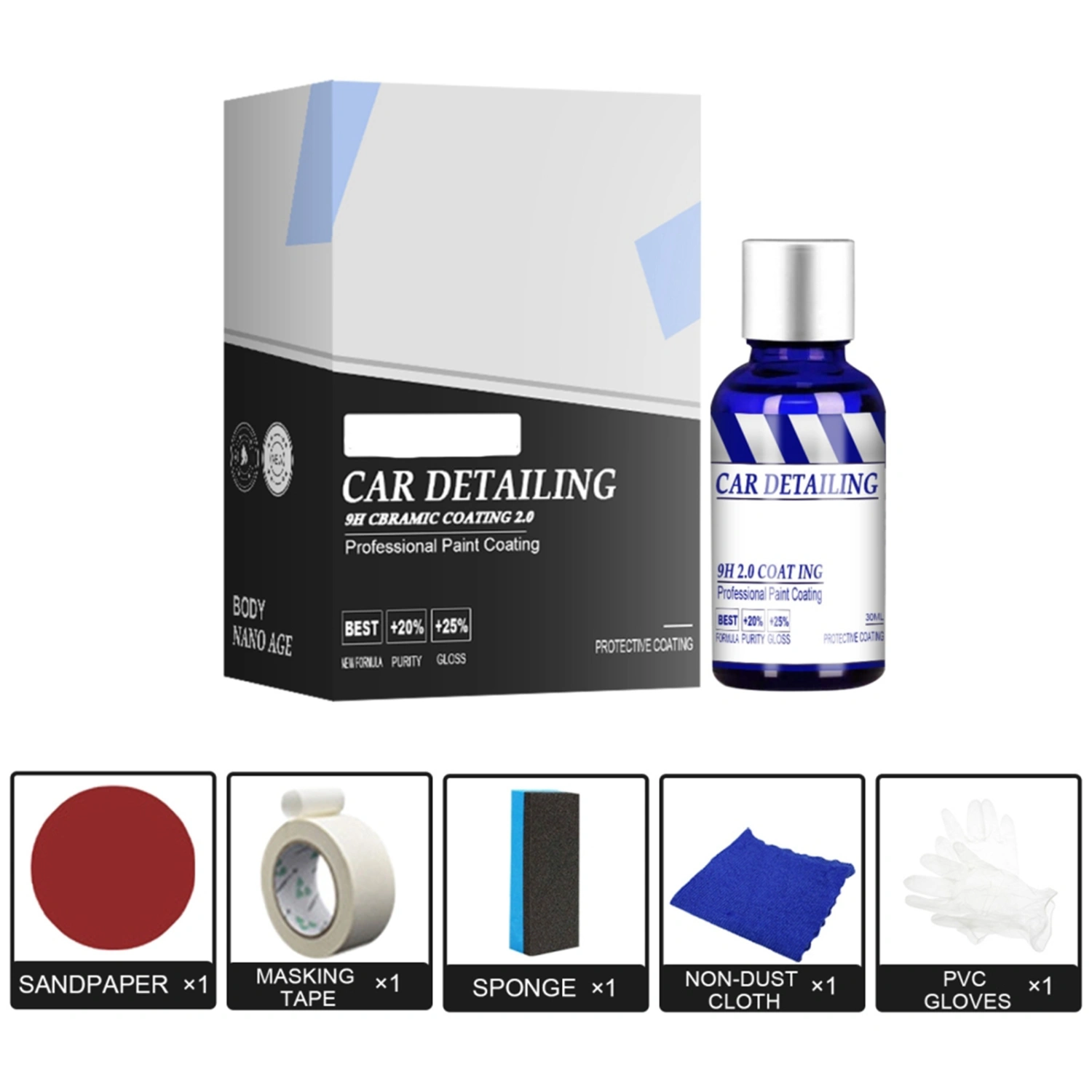 BuyWeek Ceramic Nano Coating for Cars Super Hydrophobic Paint Sealant Protection Kits for Car Beauty Care