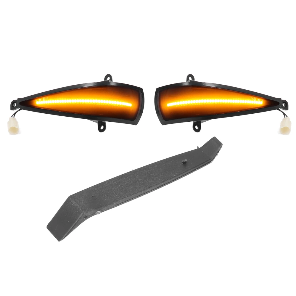 2PCS LED Dynamic Turn Signal Lights Rearview Mirror Mounted Amber Lighting Replacement for Civic 8th 2005‑2011