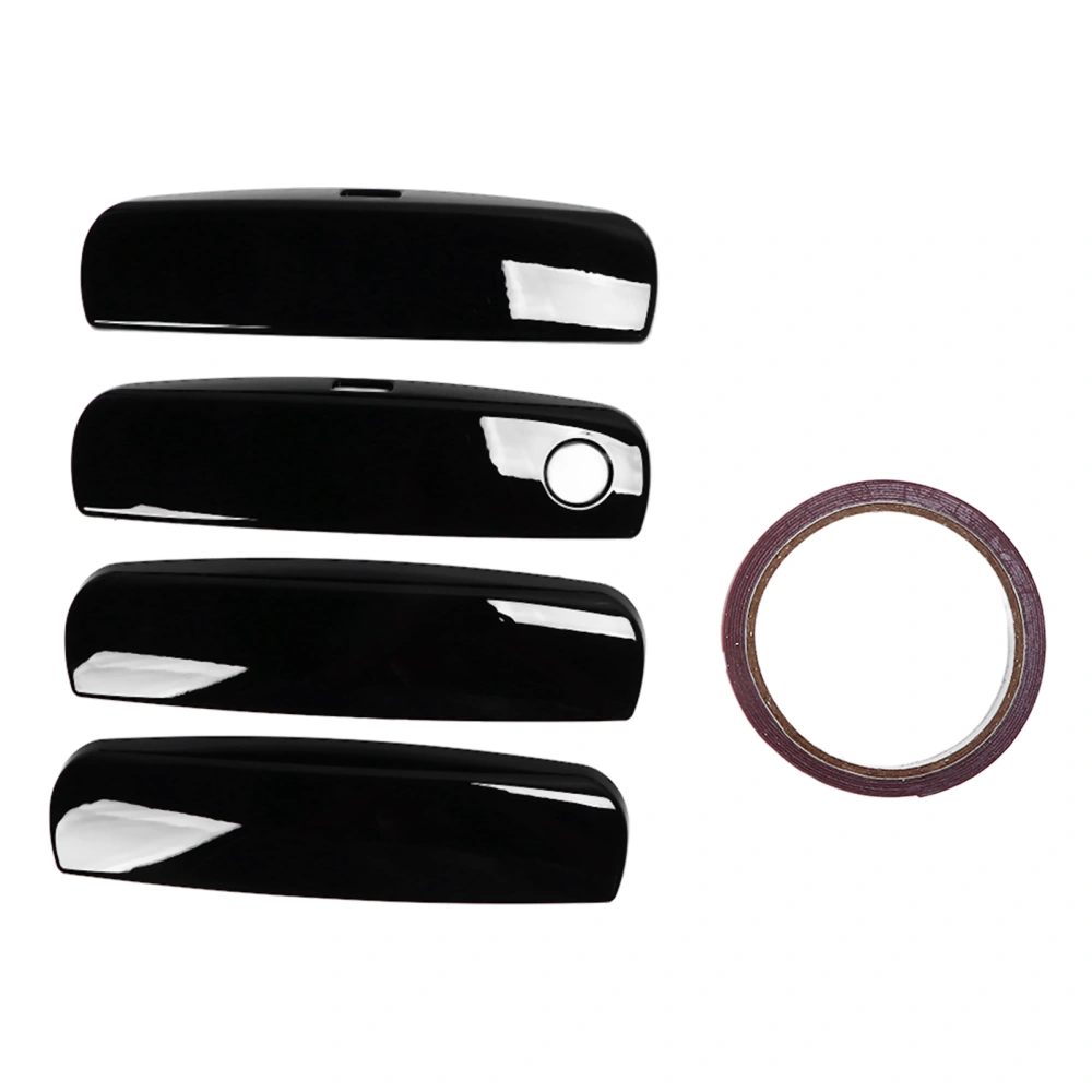 4pcs Gloss Black Door Handle Decor Cover Trim Replacement for Dodge Charger 2011‑2020