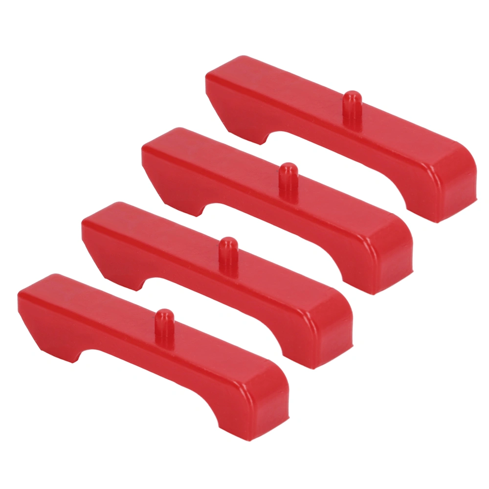 BuyWeek 4Pcs/Set Engined Radiator Isolators 7‑1711 Support Bushings Red GM Style Polyurethane