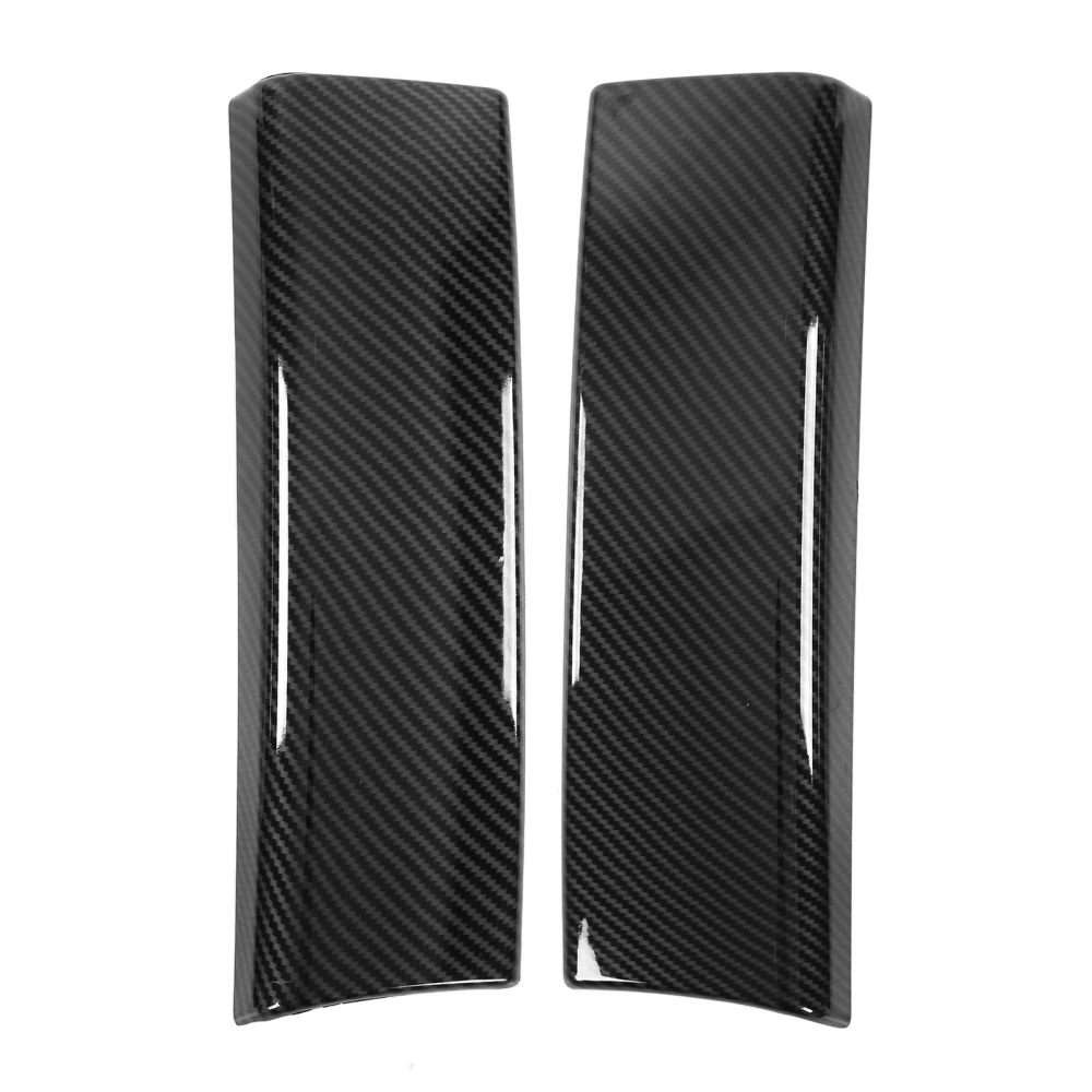 2 Pcs Car Interior Center Armrest Box Trim Cover Carbon Fibre Style Replacement for Mercedes Benz B Class GLA GLB 2020‑2022