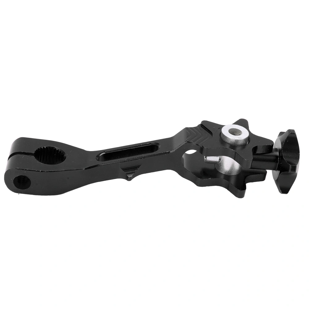 BuyWeek 125x27mm/4.92x1.06in Rear Brake Rocker Arm Wearproof Aluminium Alloy Motorcycle AccessoryBlack