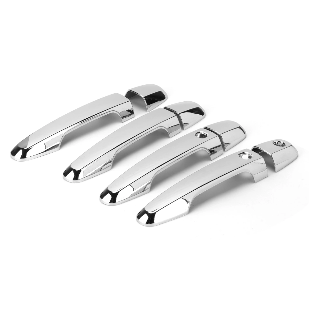 BuyWeek 8PCS/Set Car Exterior Door Handle Trim Replacement for Mitsubishi Pajero/Montero/Shogun Sport 2019‑2021Chrome