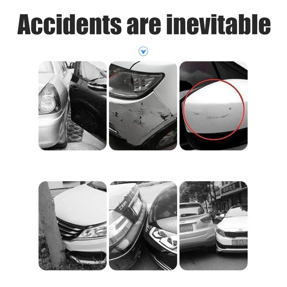 Cartoon Car Sticker Supplies Anti Collision Sticker Waterproof Rearview Mirror Protection Sticker