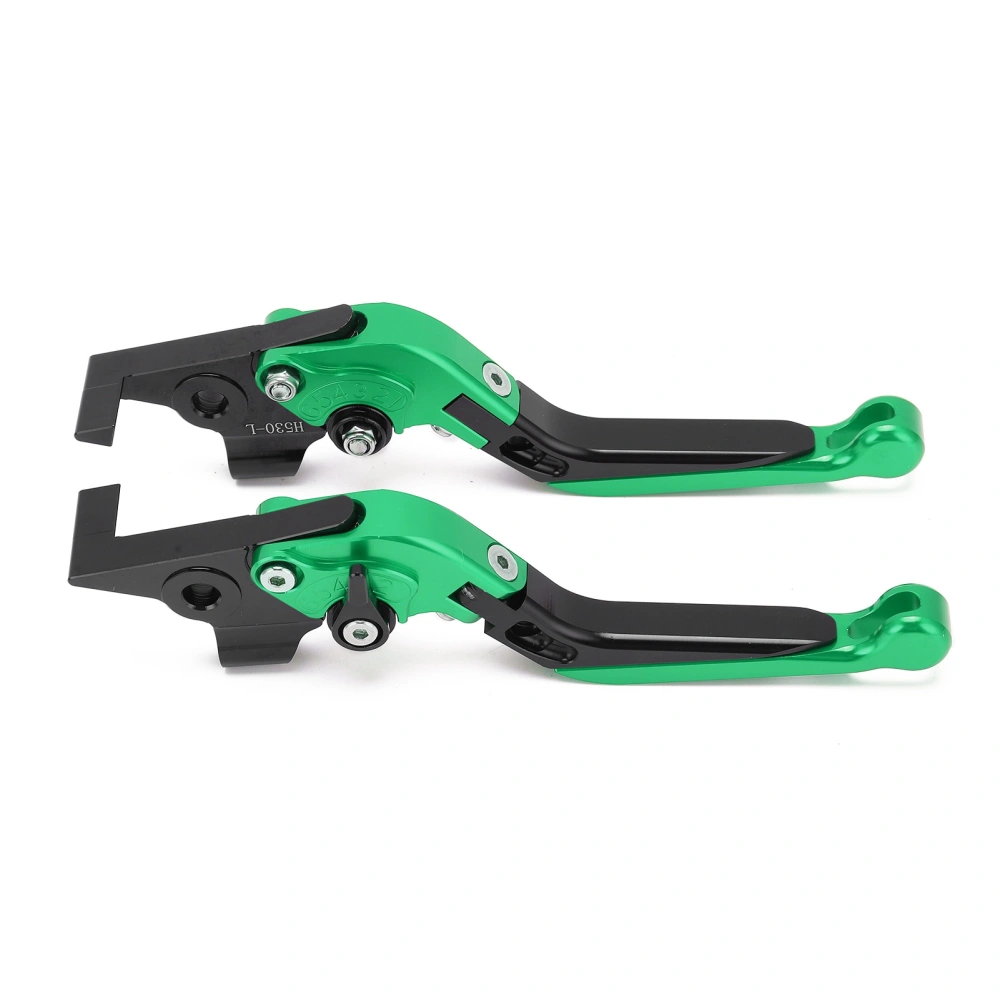 Motorcycle Adjustable Brake Clutch Lever CNC Aluminum Alloy Replacement for YAMAHA TMAX 530 2012‑2019Green