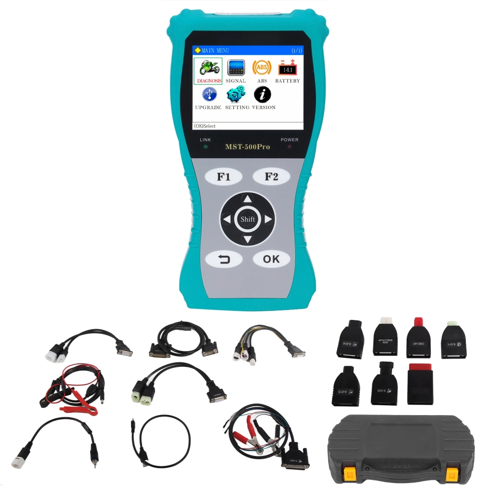 Motorcycle OBD2 Scanner Fault Codes Reader Professional Diagnostic Tool 3.5in LCD Display for SUZUKI PIAGGIO