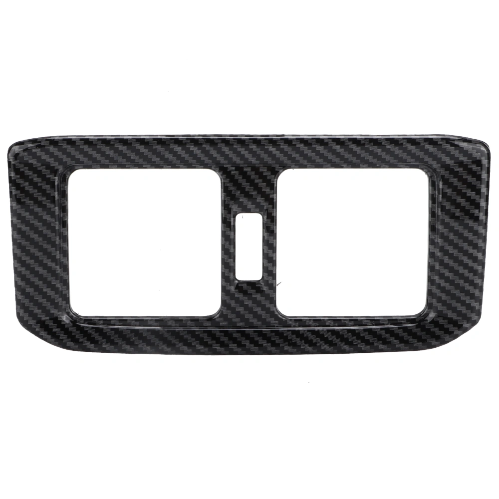 Rear Air Conditoner Outlet Vent Cover Panel Trim Carbon Fiber Style Decoration Replacement for RAV4 2019‑2021