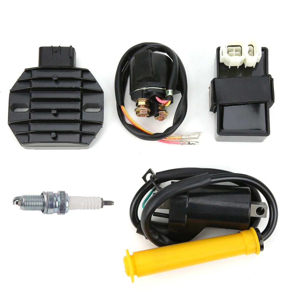 CDI Box Kit with Spark Plug Ignition Coil 30500‑HN1‑003 Replacement for Sportrax 400 TRX400EX 2x4 1999