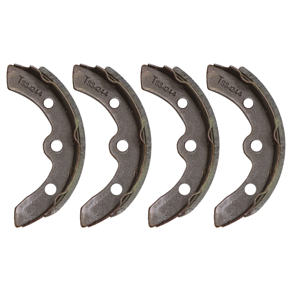 4PCS Brake Shoes Automobile Accessory J17‑25340‑00 Replacement for EZGO Electric 1986.5‑1995