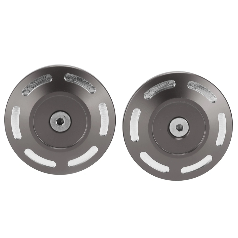 Pair Motorcycle Frame Hole Cover Aluminium Alloy Replacement for S1000XR 2015‑2020Gray