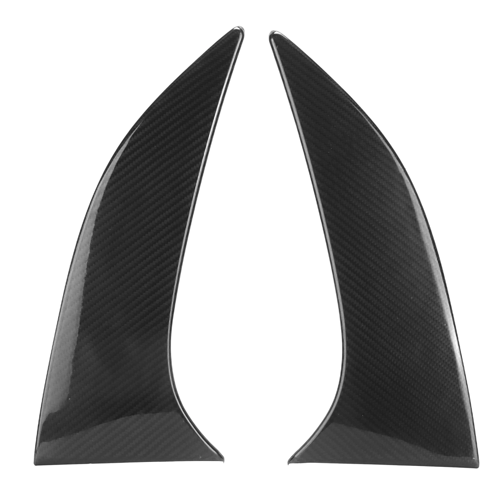 2PCS Rear Window Triangle Cover Carbon Fiber Replacement for Alfa Romeo Stelvio 2017‑2020